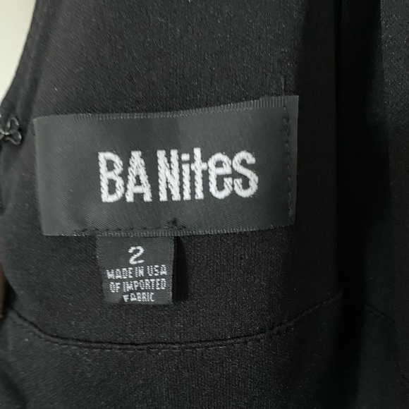 Ba Nites Black Evening Dress Size 2 - Picture 3 of 3